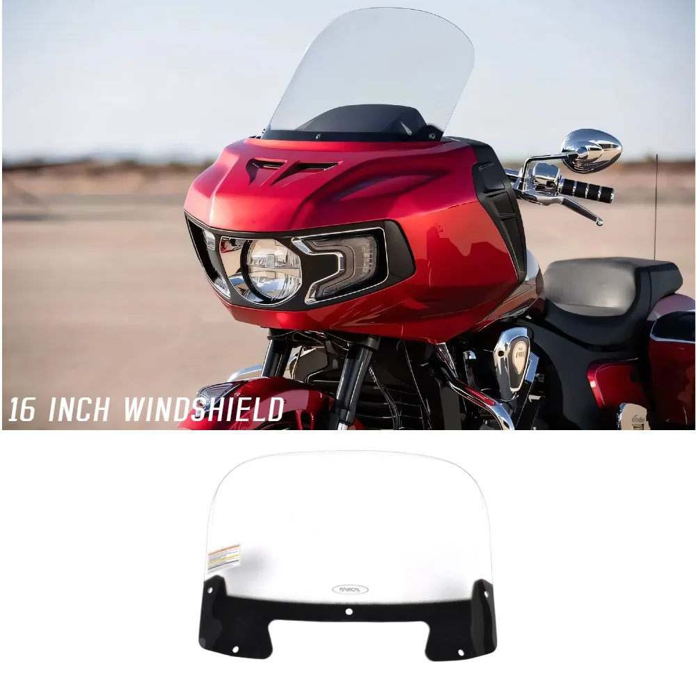 Motorcycle Front Wind Deflector Spoiler Air Deflector Windshield Wind Protection Baffle For Indian 2020-2024 Challenger PursuitI