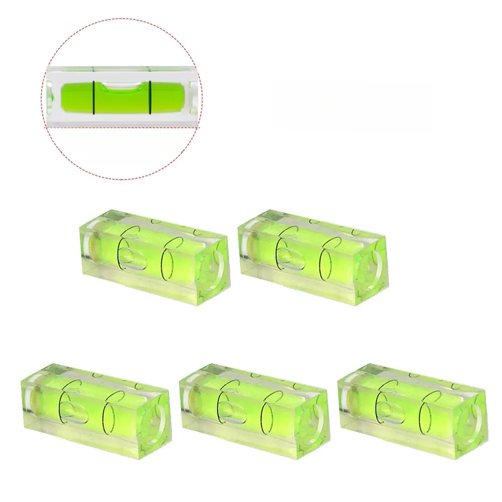 5/10 pçs mini espírito quadrado bolha nível transferidor nível de precisão cilindro nível horizontal