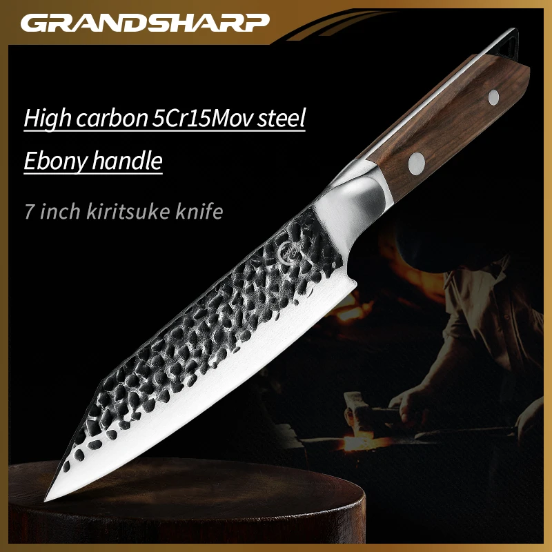 

Grandsharp Kitchen Knife Chef Kiritsuke Knife Vegetables Meat Fish Sushi Slicing Cooking Tools Professional Knives ECO Friendly