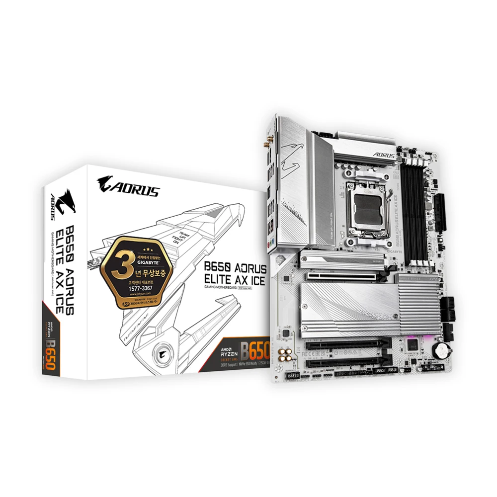 [Headquarters direct management] GIGABYTE B650 AORUS ELITE AX ICE J.