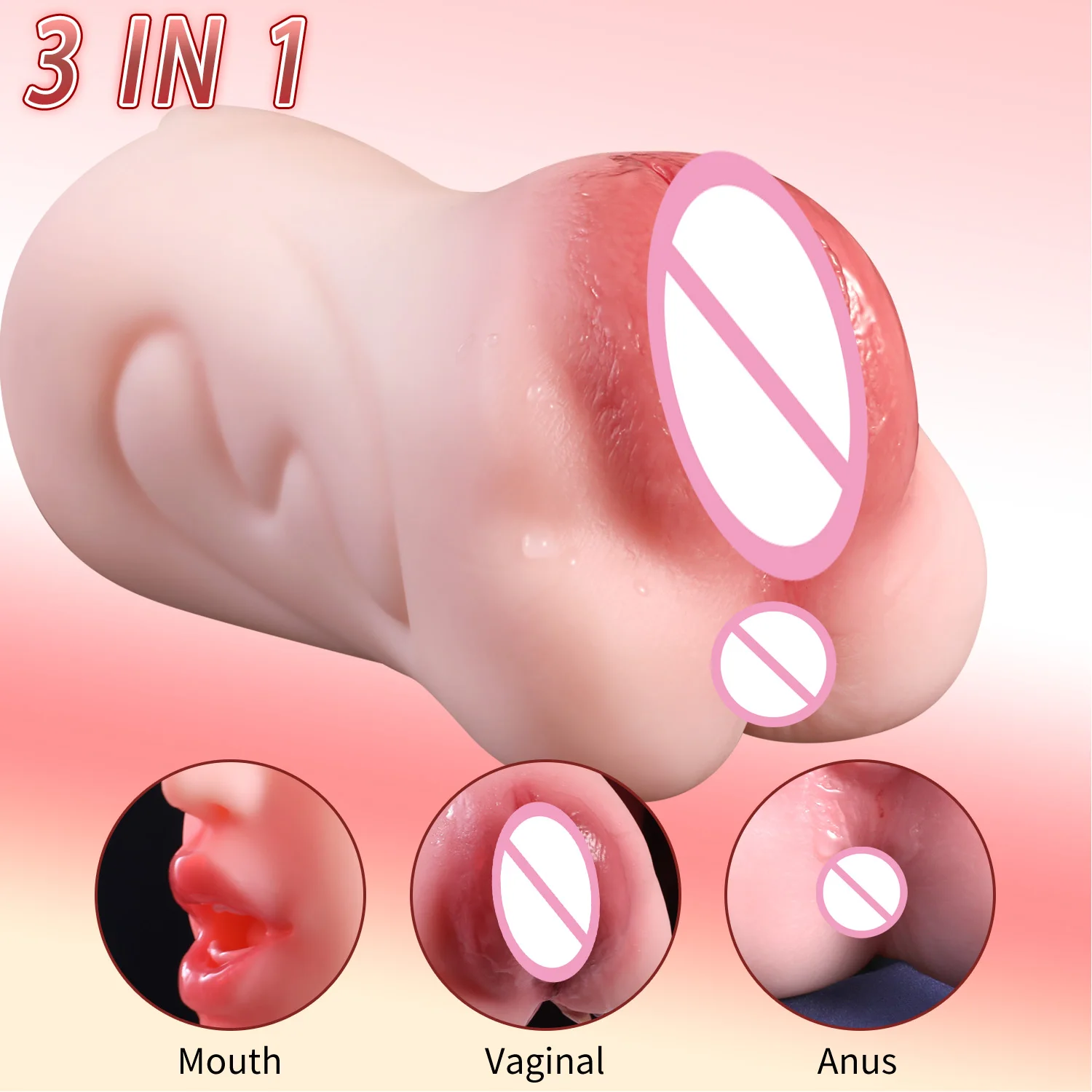 

Portable Handheld Pocket Pussy With Realistic Textured Pocket Pussy Tight Anus Sex Blowjob Stroker Sex Toy For Man Masturbators