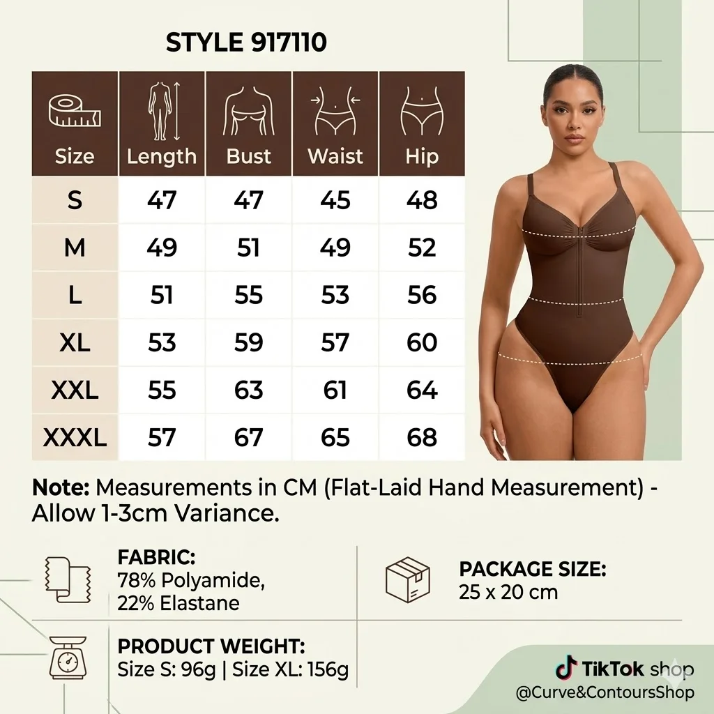 POP CLOSETS Shapewear Bodysuit Tummy Control for Women Zip-Up Shapewear Thong Waist V Neck Body Shaper Going Out