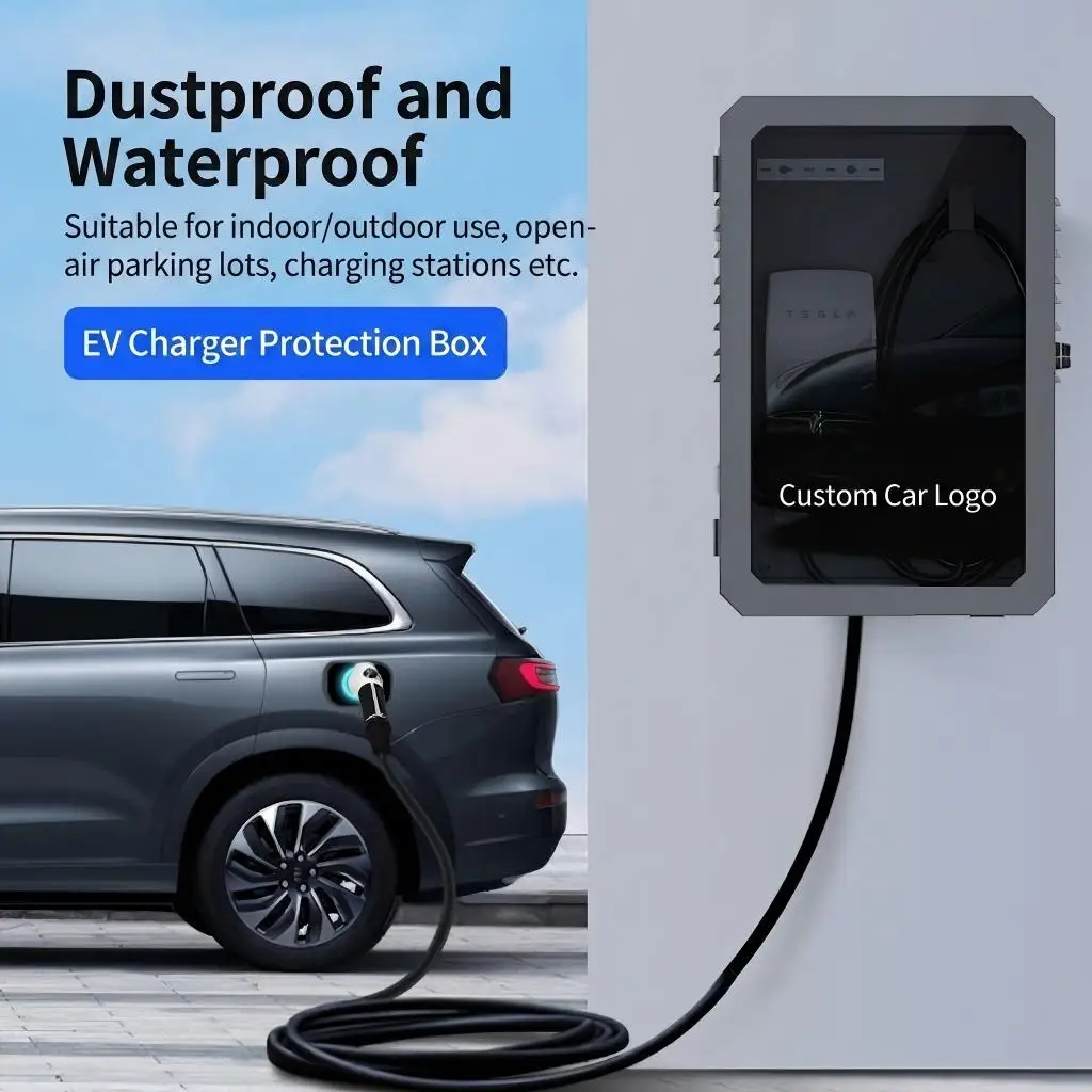 Oem Fabrication Services Custom Sheet Metal Charging Pile Cover Commercial Ev Charging Stations Enclosure