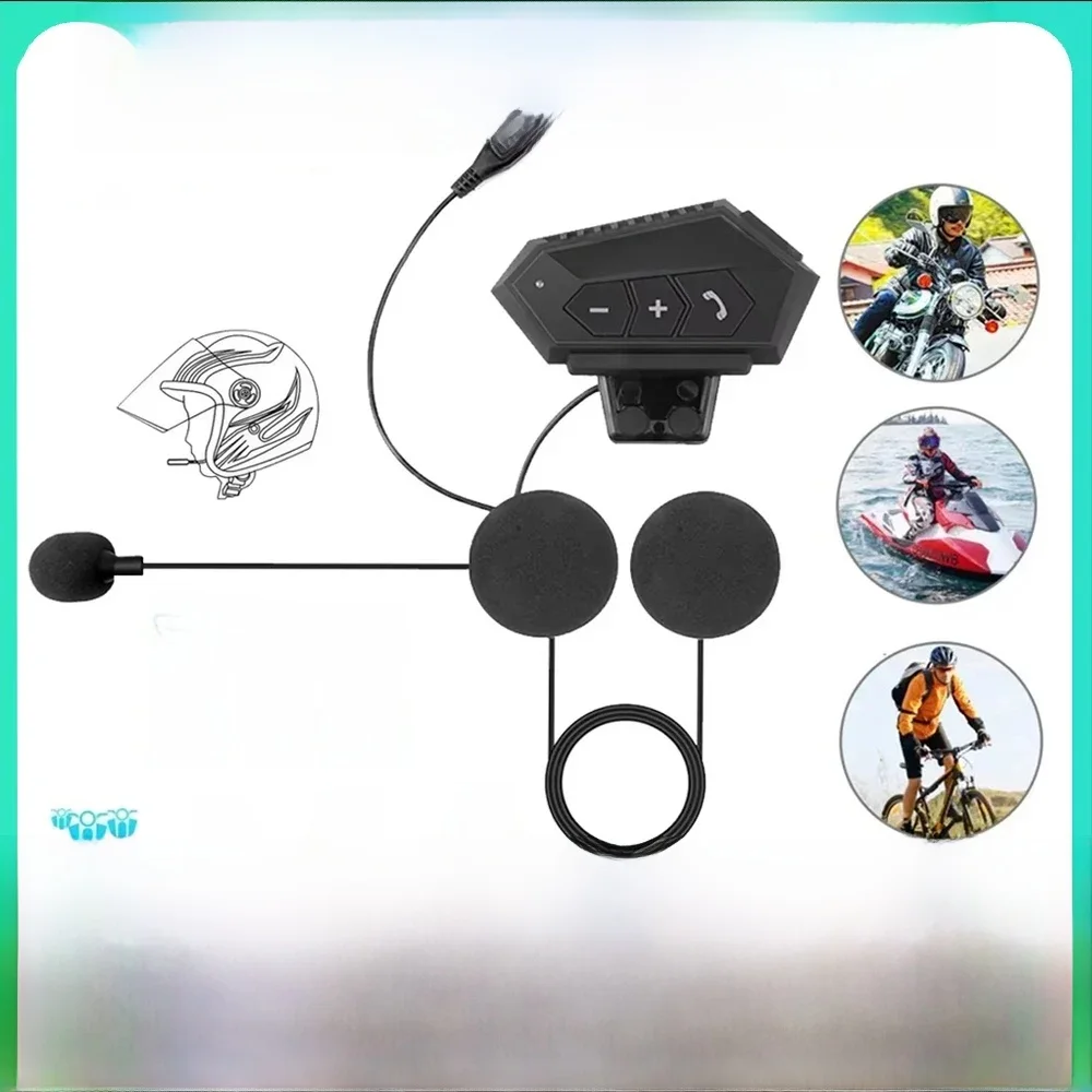 AliExpress velev BT12 Bluetooth Motorcycle Helmet Headset Headphone Wireless Motor Bike Handsfree Stereo Earphone Speaker Auto/Manual Call