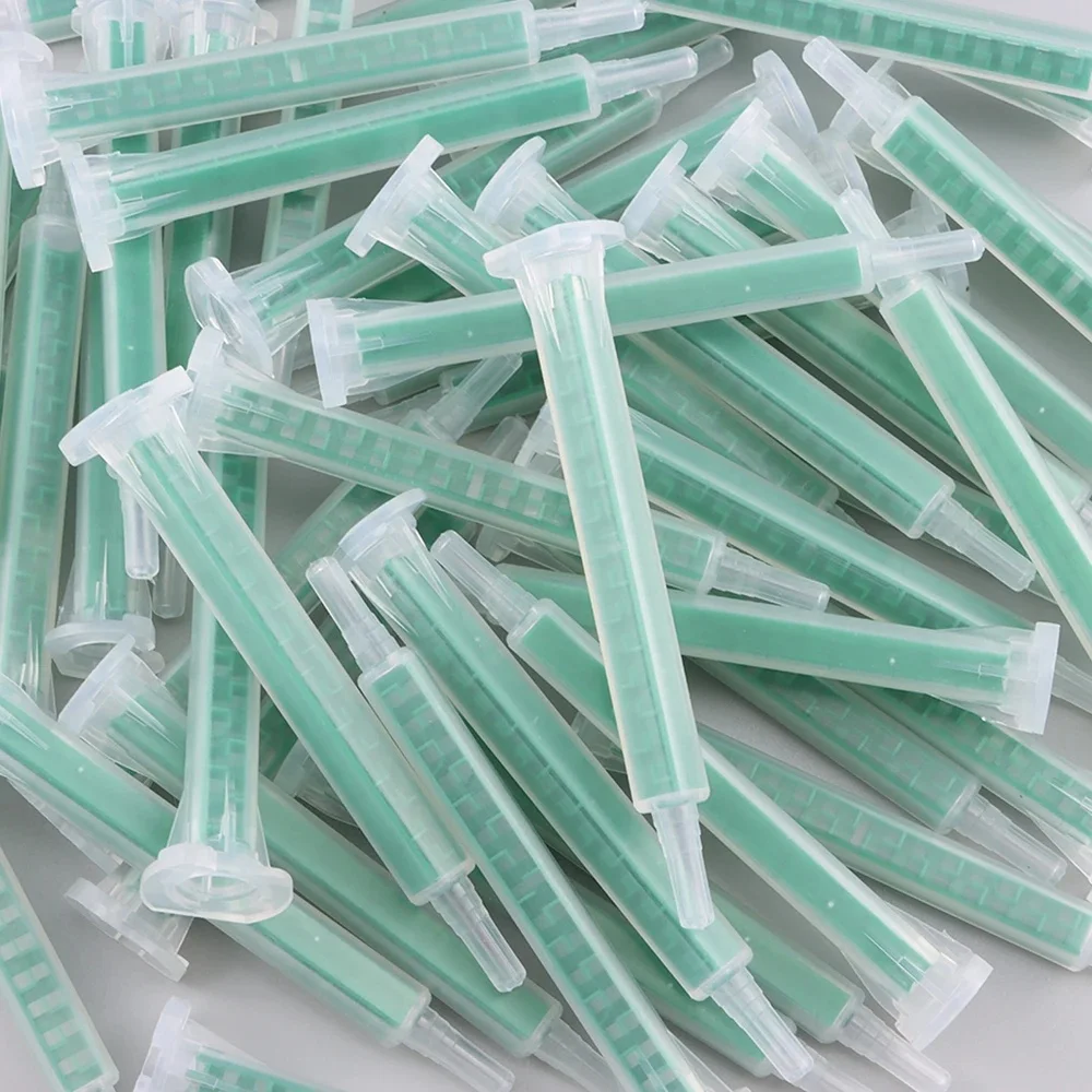 10/20/50/pcs Epoxy Resin Mixing Nozzle Static Mixer Adhesive Mixing Tube Syringe for AB Glue Gun Two Component Liquid Mixer