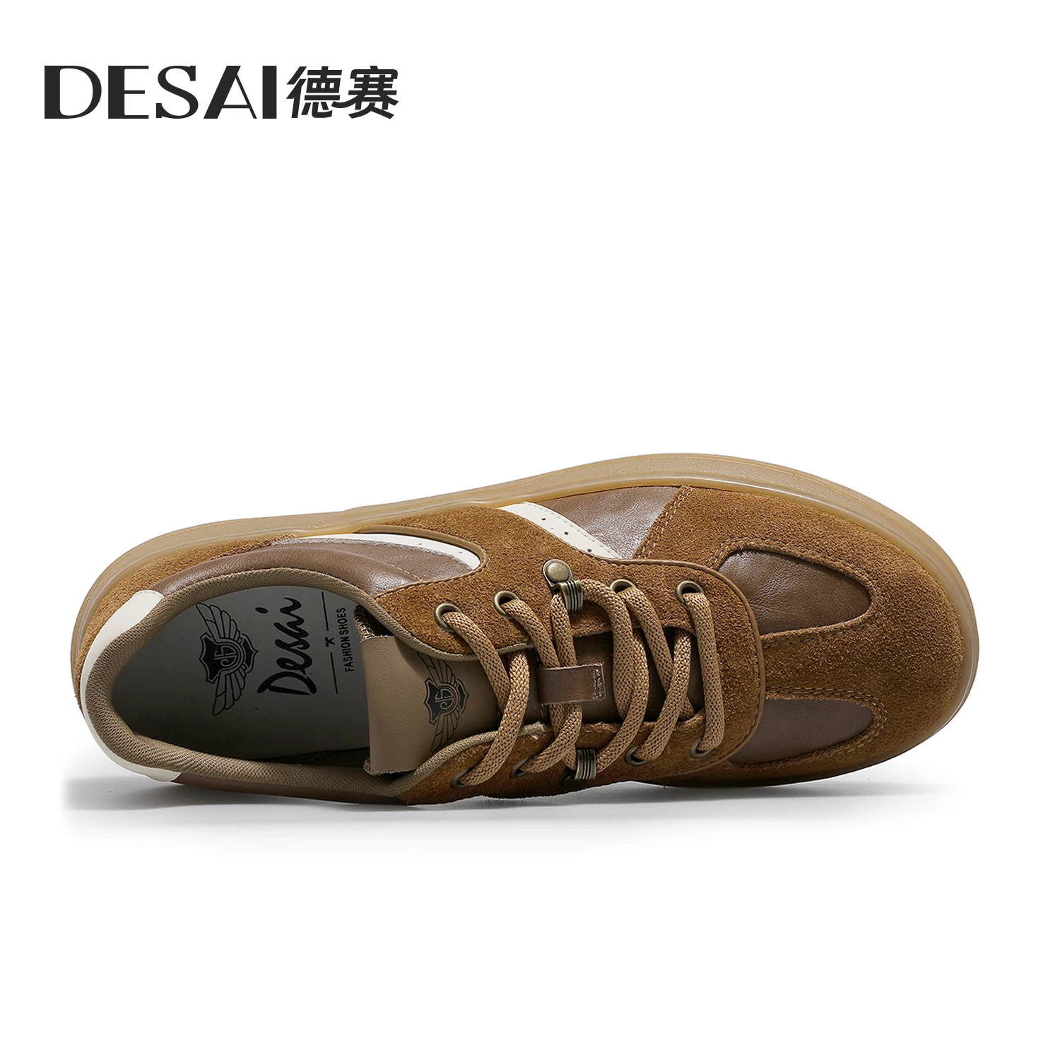 Desai autumn and winter new German Trainer men's shoes retro flat low top casual shoe trend all men's fashion shoes