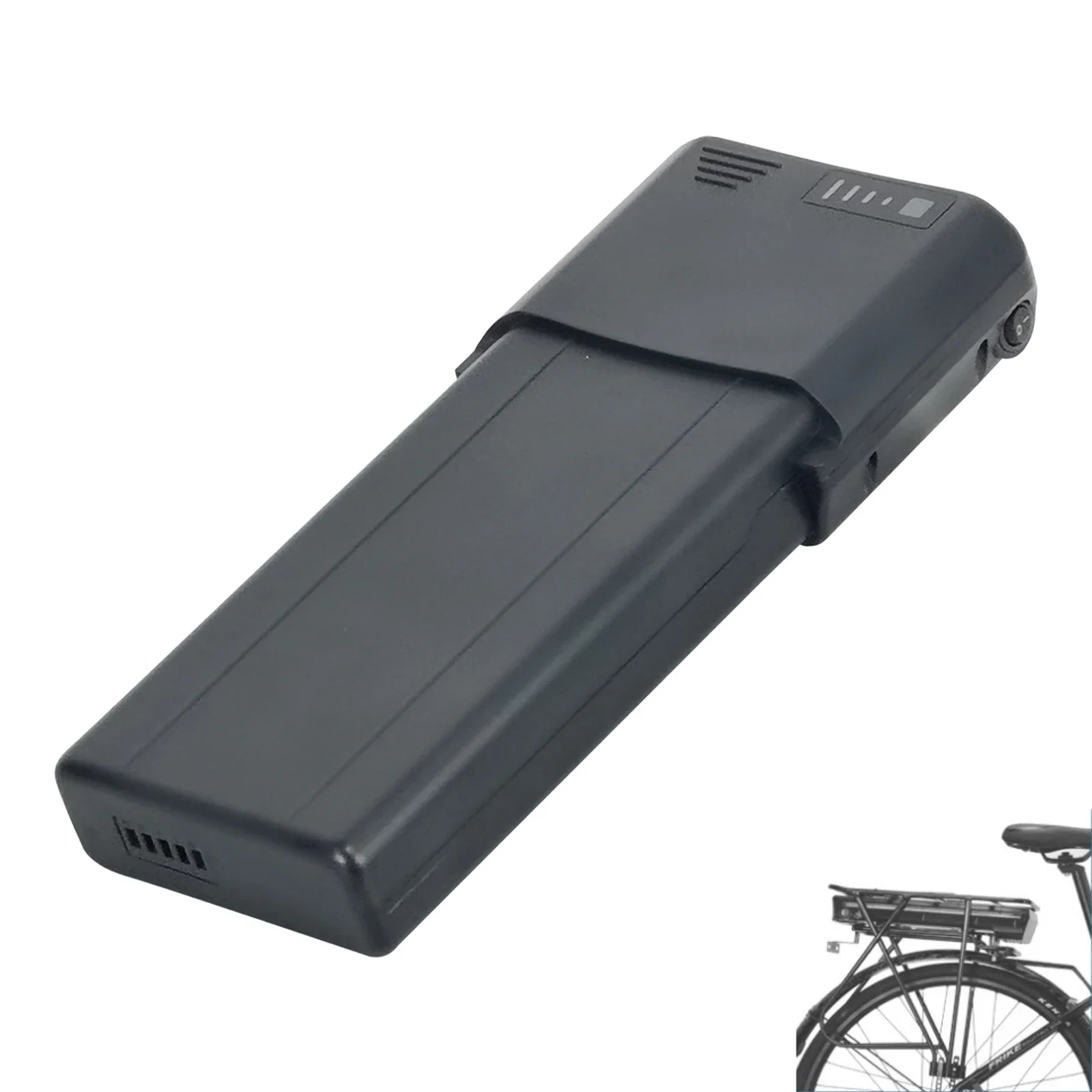 Achterste Rek Ebike Accu 36V 8.8ah 10.4ah 11.6ah 14ah Elektrische Fiets Accu 'S Met Bms Oplader 36V Lithium Ion Akku Voor 350W 500W - afbeelding 2