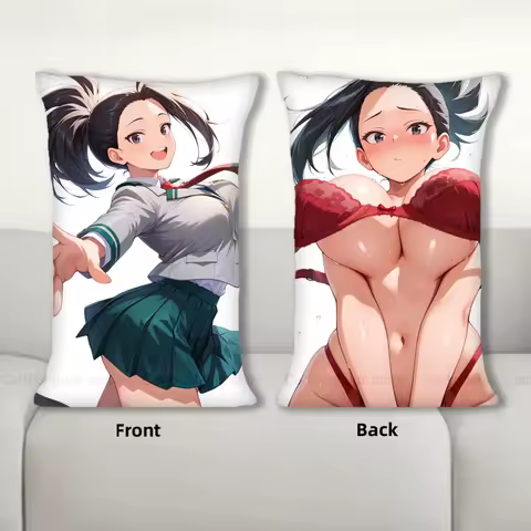 Anime Pillow Momo Yaoyorozu Dakimakura Nsfw Half body Cartoon Pillow Core Double Side Print