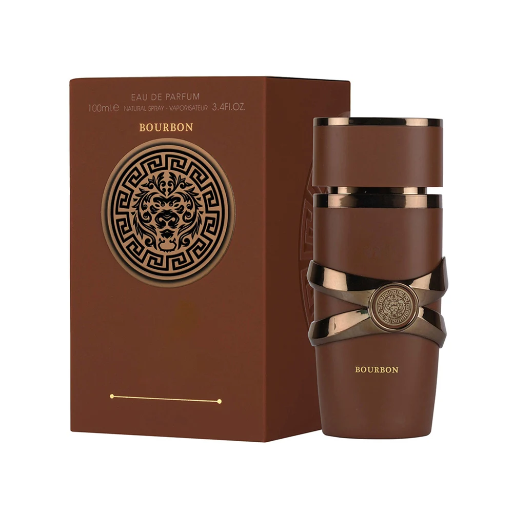 Perfume Masculino Asad Bourbon Eau de Parfum 100ml Fragrância Amadeirada Aromática Elegante Alta Fixação Longa Duração Importado