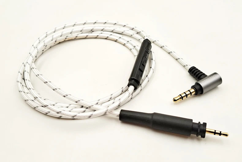 Новинка! Нейлоновый аудиокабель с микрофоном для наушников Shure SRH840A SRH440A