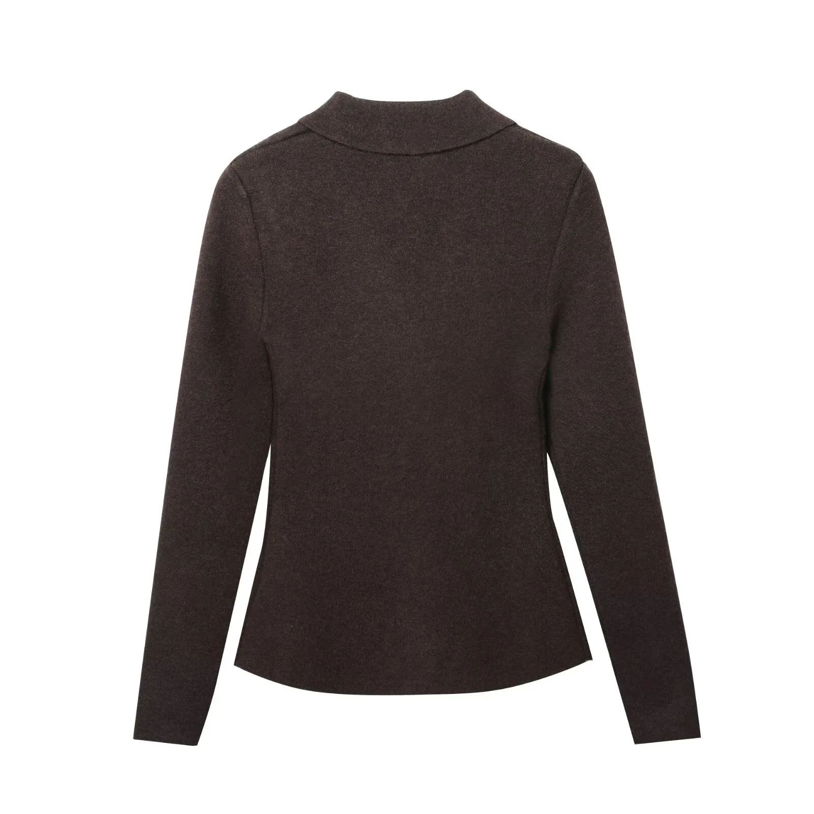 

Autumn/Winter Western-Style Slim Fit Knit Jacket Retro Commuter Style Korean Fashion Coat Versatile Top for Men