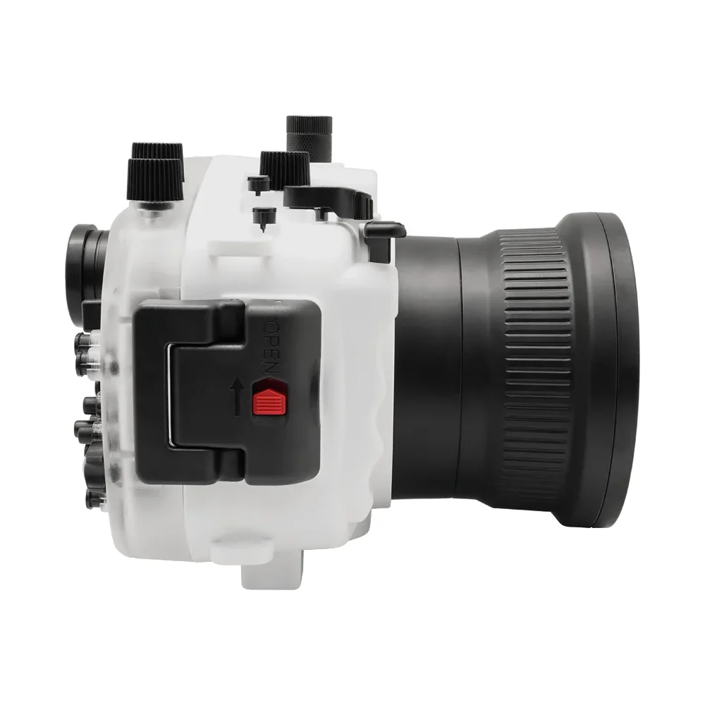 for Sony A7 II A7s A7r Mark II 28-70 ILCE-7 ii 28-70mm A7M2 Waterproof Underwater Diving Camera Housing Case + Alluminum Handle