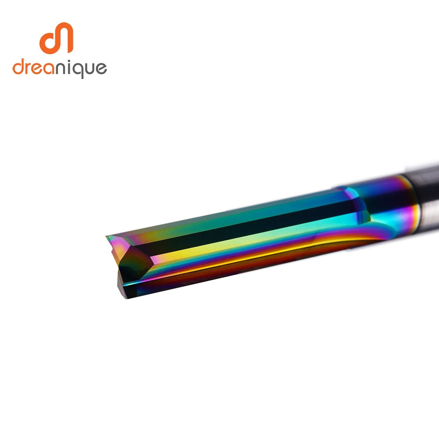 Imagem -04 - Dreanique Peça 3.175 mm Haste Dlc Revestimento Flautas Carboneto Flauta Reta Fresa Cnc Ferramenta de Fresagem Slot Fresa