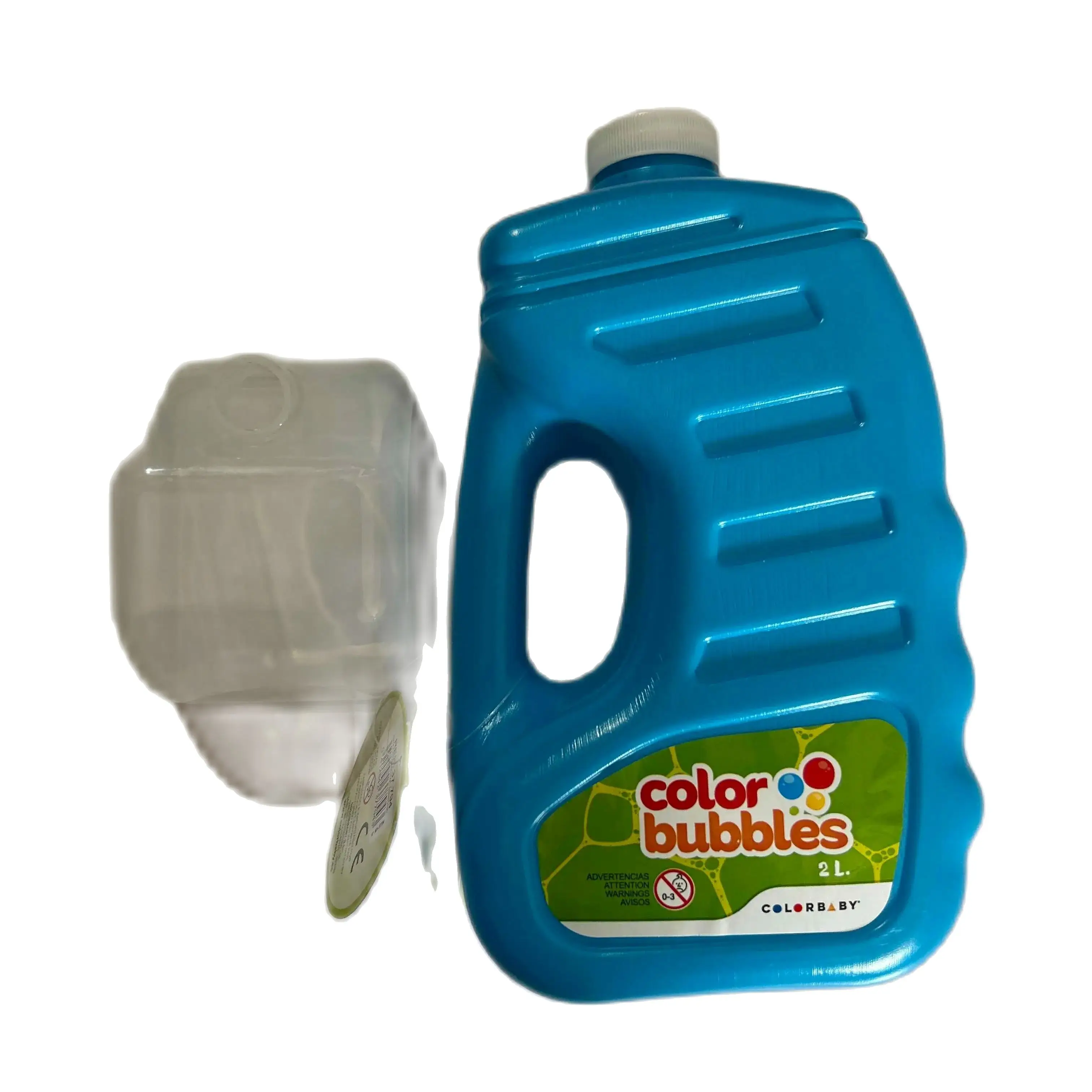 Color Baby Color Bubbles liquid bottle Bubbles 2 liters-outdoor game-perfect liquid to make the best Bubbles.