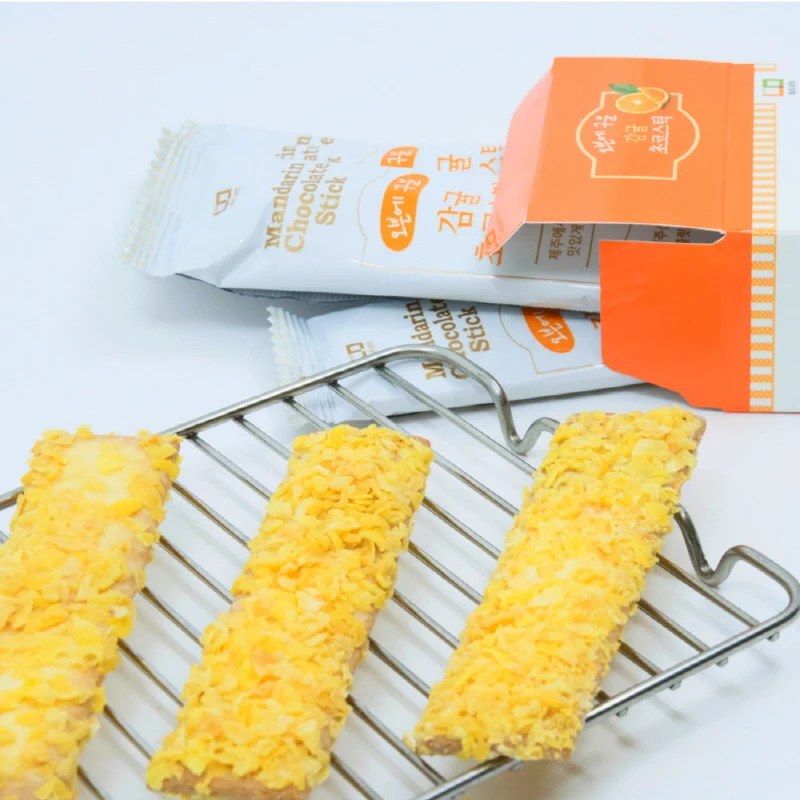 [제주] 오븐에 구운 우도땅콩 초코스틱90g 1박스 + 감귤 초코스틱72g 1박스 (총2박스)