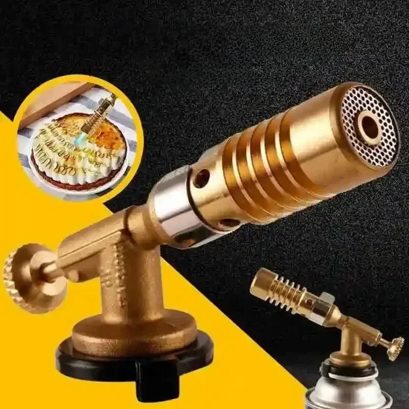 Draagbare Lastoorts Gasbrander Draagbare Vlam Pistool Butaan Hoge Temperatuur Lassen Gasaansteker Fakkel Outdoor Camping BBQ Gas - afbeelding 2