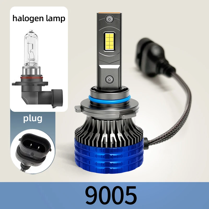 Lampu Depan LED 150W 20000LM H4 H7 6000K Putih Lampu Depan H1 H11 LED 9005 HB3 9006 HB4 Bohlam Lampu Mobil Dengan tabung tembaga ganda