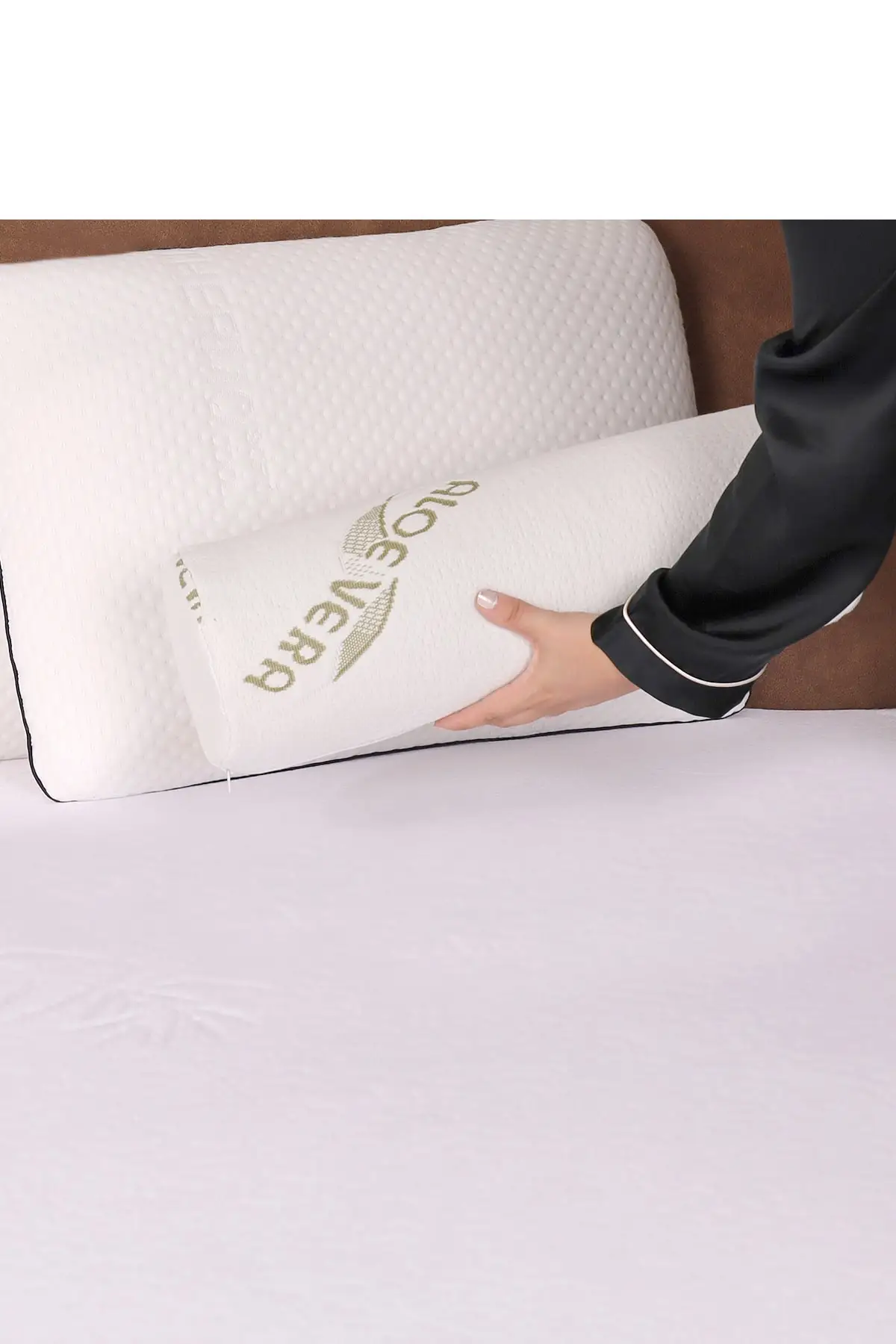 Visco Orthopedic Roll Pillow 45x15cm Roll Shape Blankets Sleep Pillow Cushion Neck Knee Leg Spacer Back Lumbar Cervical Spine