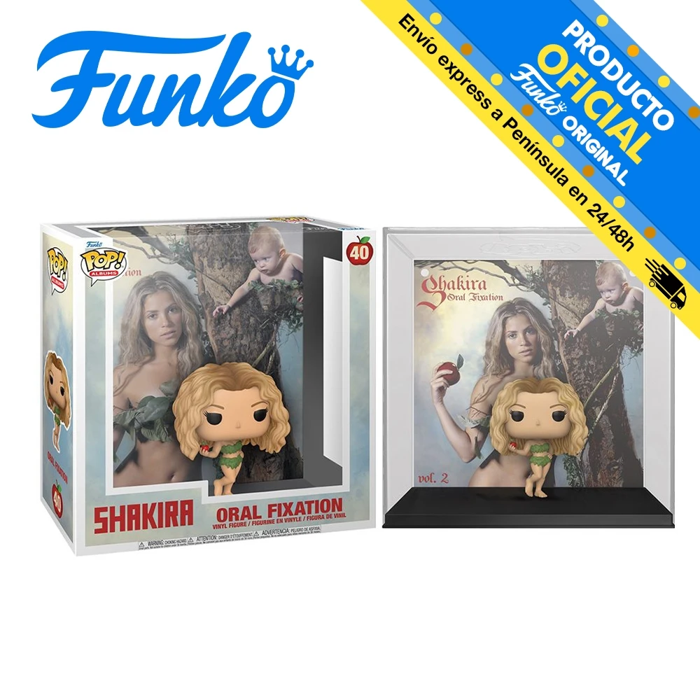 Funko Pop! Albums: Shakira - Oral Fixation, 67376, No. 40, original, toys, boys, girls, gift, decorative, man, woman, official, store, with box, new