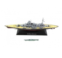 DeAgostini warship Scharnhorst miniature Diecast collectible 1:1250 scale Aporx 9-12 cms Kriegsschiffe Collection boats German Kriegsmarine 1935-45 Blister Original packing pedestal with name