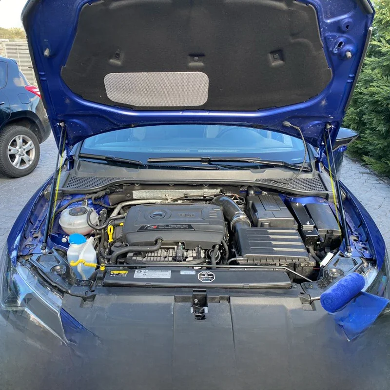 Dla Seat LEON MK3 2012 2013 2014 2015 2016 2017 2018 2019 2020 samochodów pokrywa maski podnoszenia sprężyna gazowa wstrząsy uchwyt bary pręt — zdjęcie 2