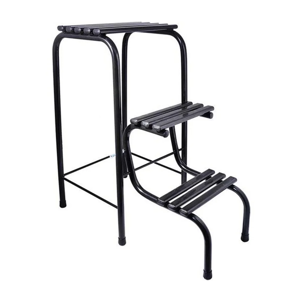 折りたたみ式ステップはしごとスツール,3つのステップ,ワイドペダル,小さなはしご,滑り止め,折りたたみ式,キッチンツール