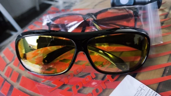 BikerZoneZ RoadVision 4-Lens Riding Glasses