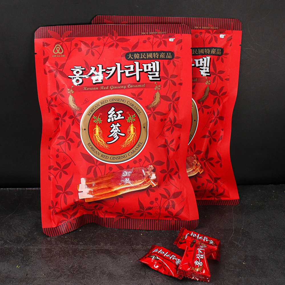 120g x 1 bag of red ginseng caramel made with domestic red ginseng