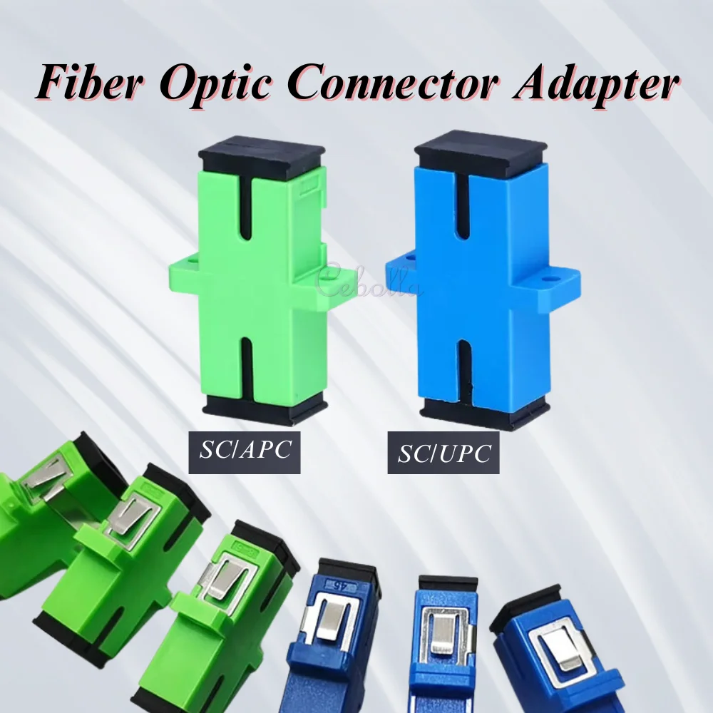 

Fiber Optic Adapter SC APC Simplex Single-mode Fiber Optic Adapter SC Optical Fiber Coupler SC APC