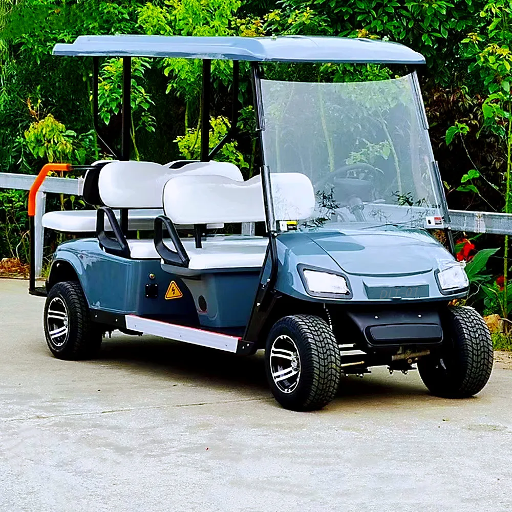 The Most Popular New Energy 48V 72V Electric Four Wheeler Large Amusement Park Sightseeing Car Classic Electric Car Golf Cart