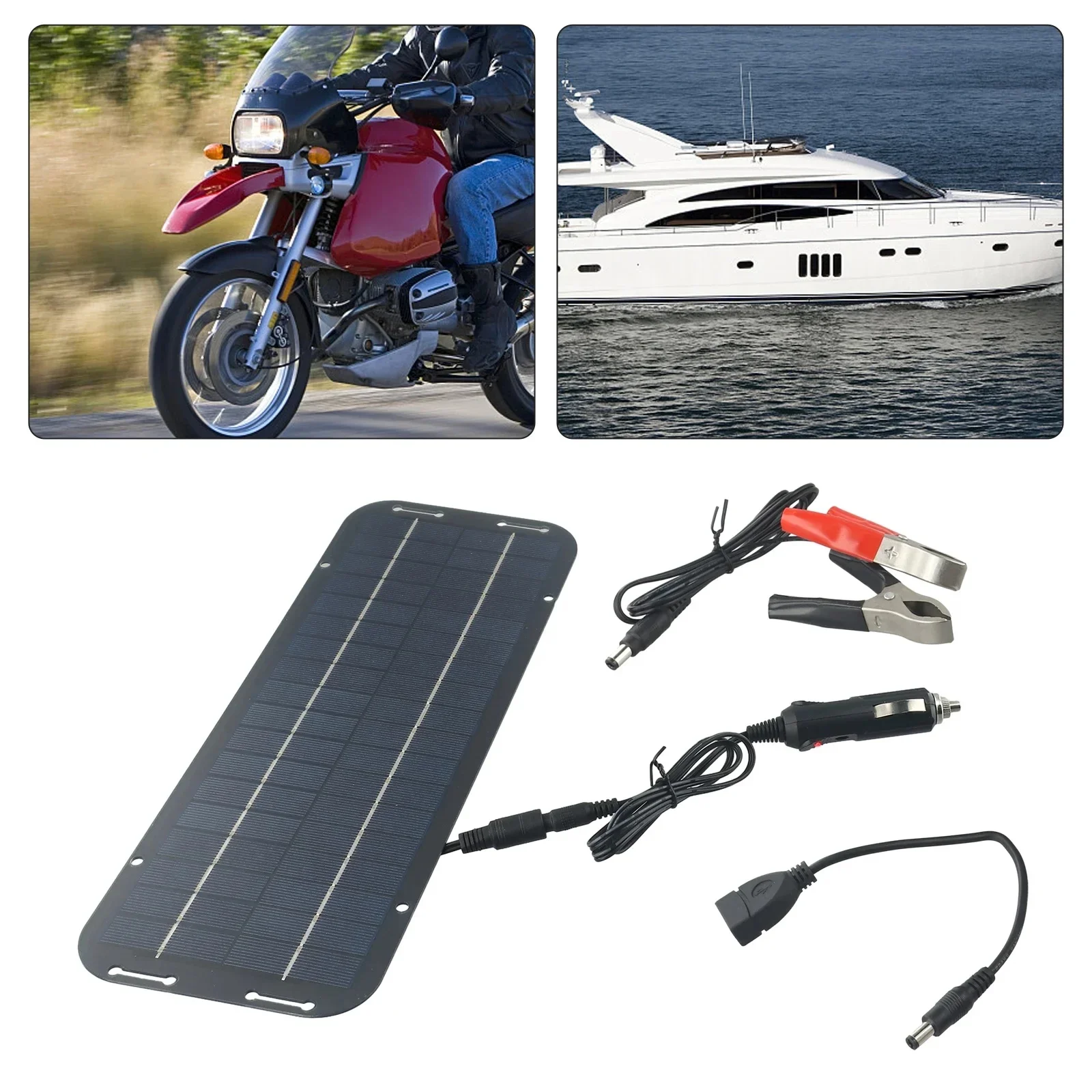 60W Solarpanel Solarbatterie Erhaltungsladegerät 12V Volt Solarpanel Solar Komplettset Batterieladegerät für Wohnwagen Auto Boot