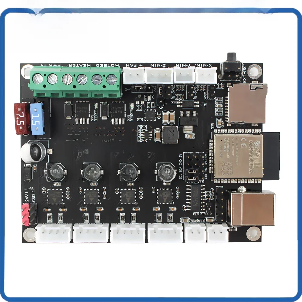 Płytka FYSETC E4 z wbudowanym Wi-Fi i Bluetooth 4 szt. TMC2209 240MHz 16M Flash Płytka sterująca drukarki 3D oparta na drukarkę 3D — zdjęcie produktu 6