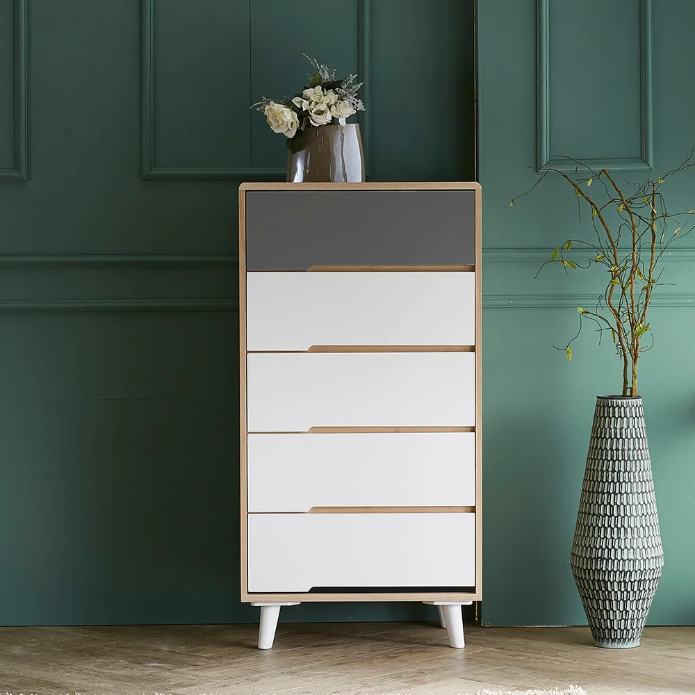 East-West furniture Kandel 600 5-level chest of drawers DF918792