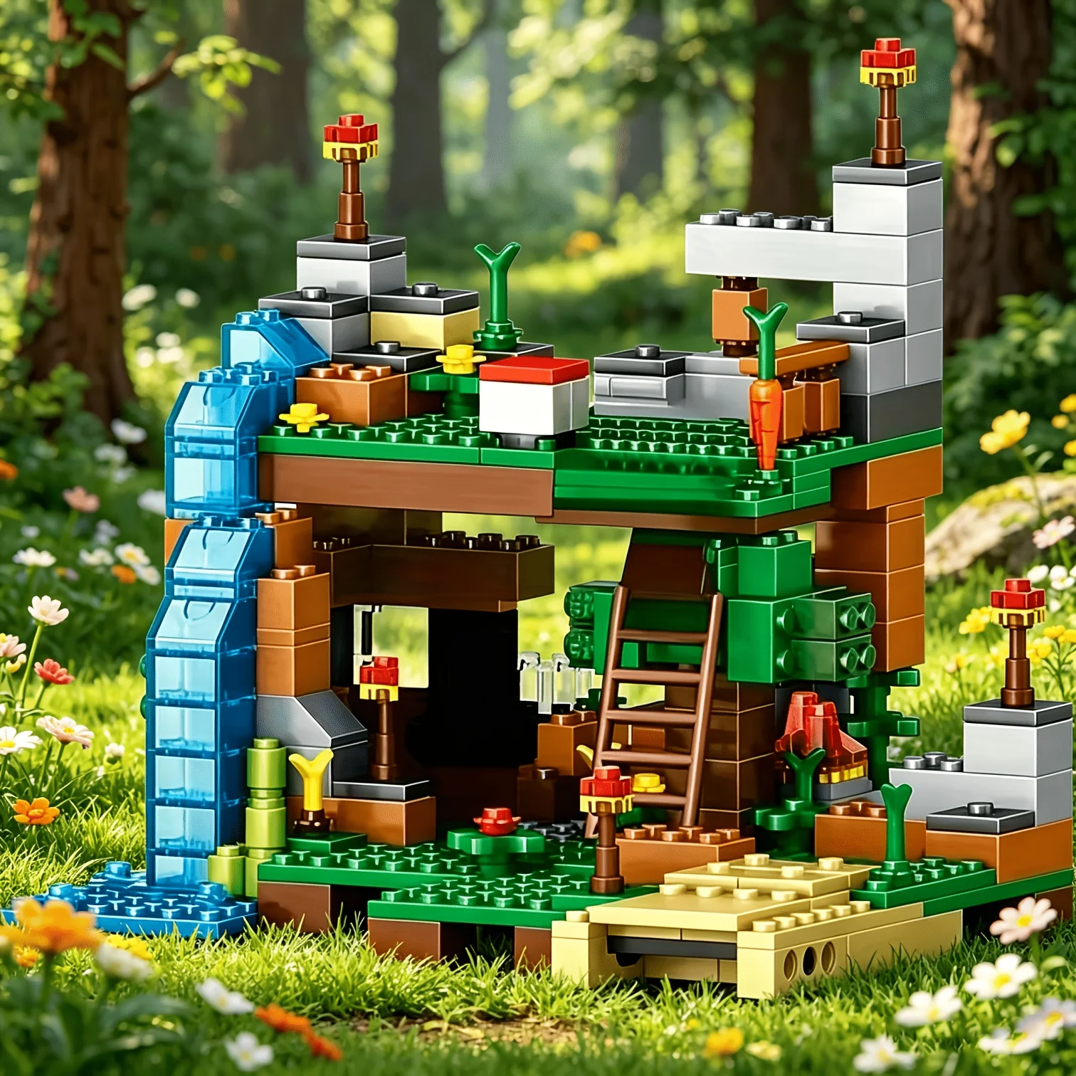 378 house building blocks, perfect as a birthday, Christmas, and Halloween gift.