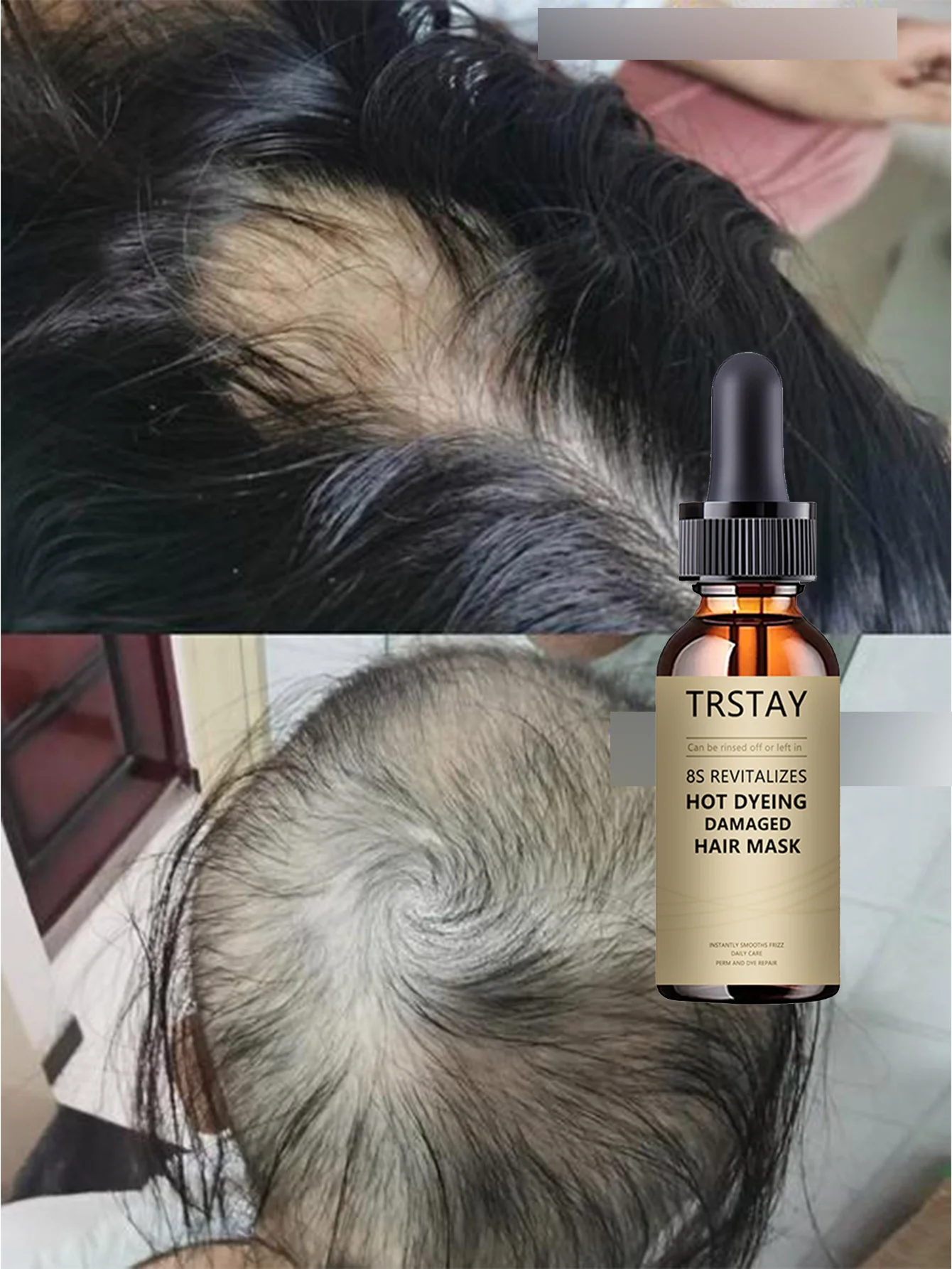 Moisturizing Keratin Repair Essence for Dry Hair Deep Nourishment Strengthens Restores Silky Shine Promotes Healthy Hair Growth - Image 6