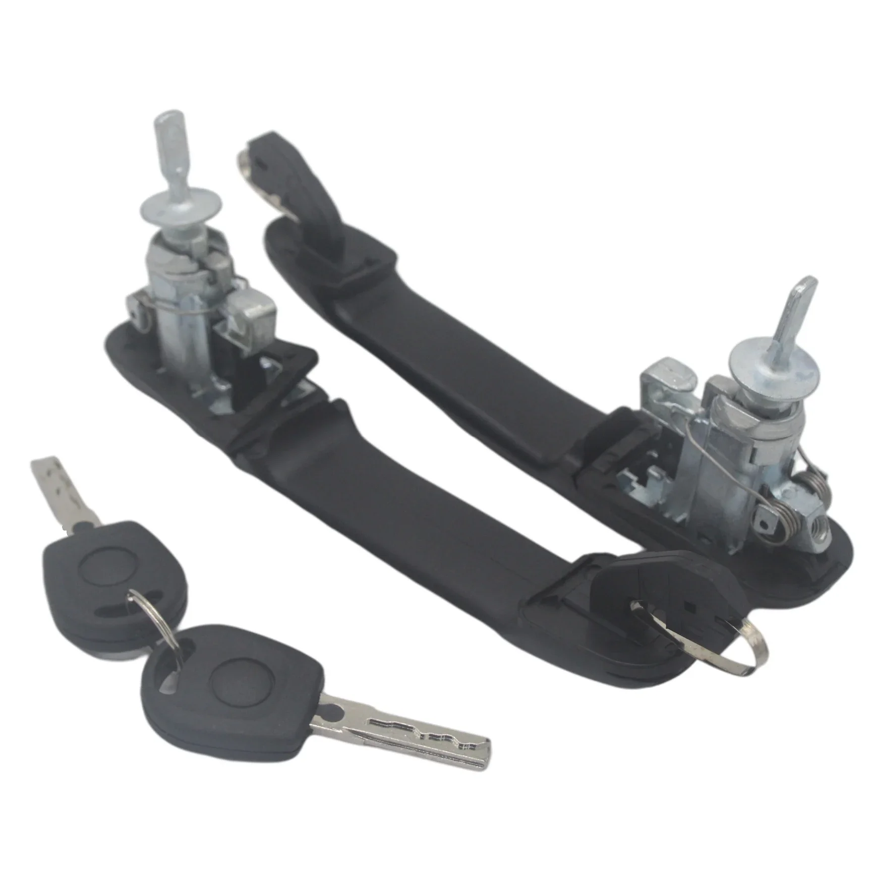 2 kluczyki, przednie lewe i prawe klamki drzwi do Forda Galaxy, VW Sharan, Seat Alhambra 6K0837205 6K0837206 2 szt. DH006A — zdjęcie 2