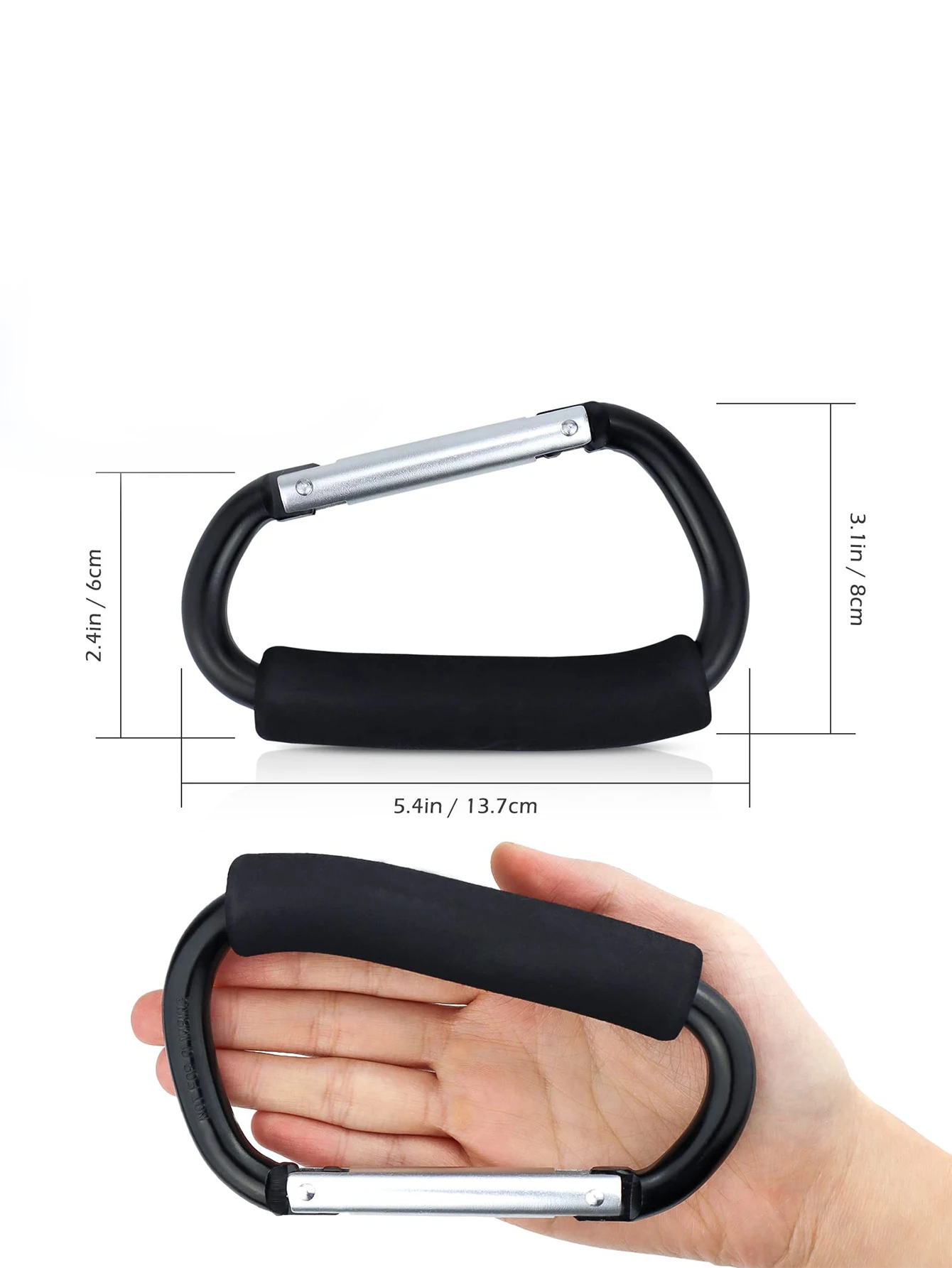 1pc Baby Stroller Hook Stroller Dedicated Hook, Storage Bag Hook For Backpack Car, Universal Stroller Hook Hanging Shopping Bag image 6