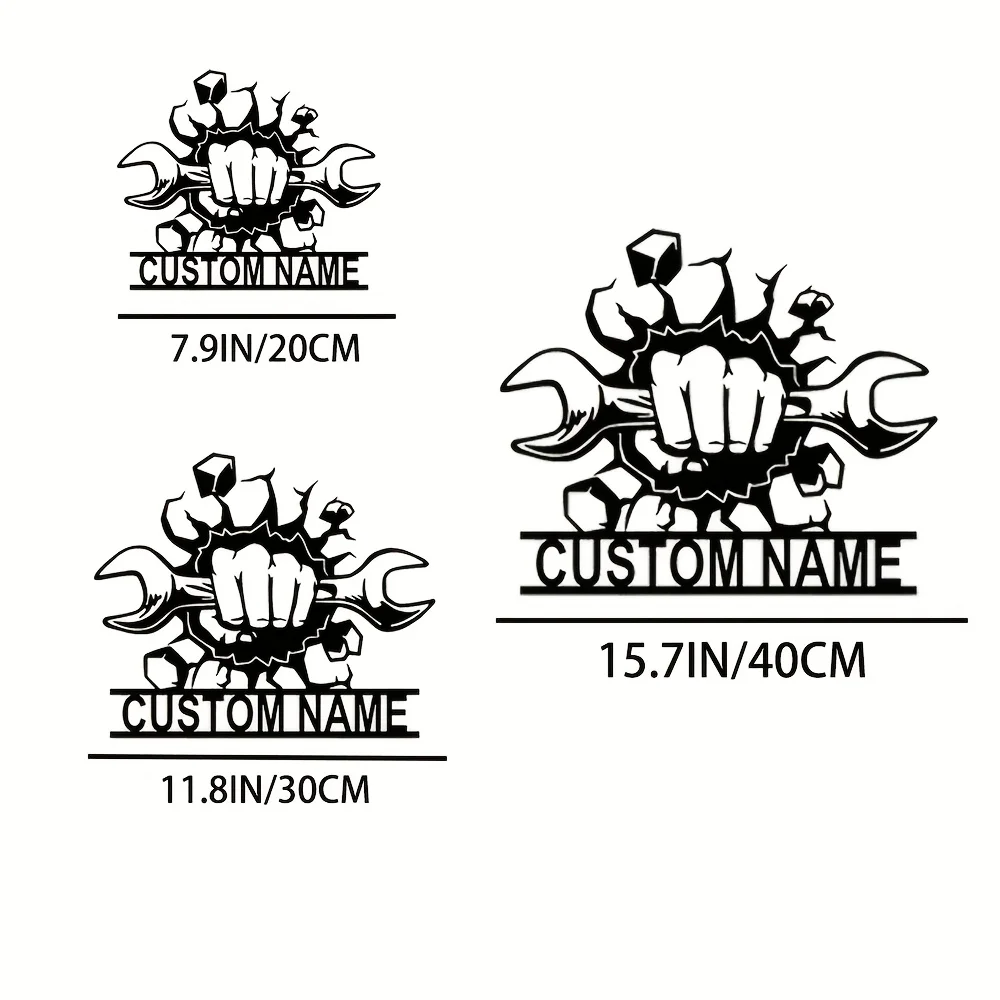 Custom Metal Workshop Wall Sig - огляд і ціна Workshop Tools Name