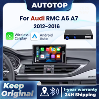 Wireless CarPlay Android Auto Decoder For Audi A6 C7 A7 2012 2013-2016 RMC System With BT AUX Mirror Link AirPlay GPS Car Module