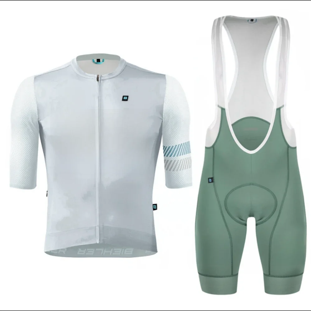 AliExpress Xvertex Silver-gray new SYN suit men's short-sleeved cycling jersey and bib shorts road matching Cycling