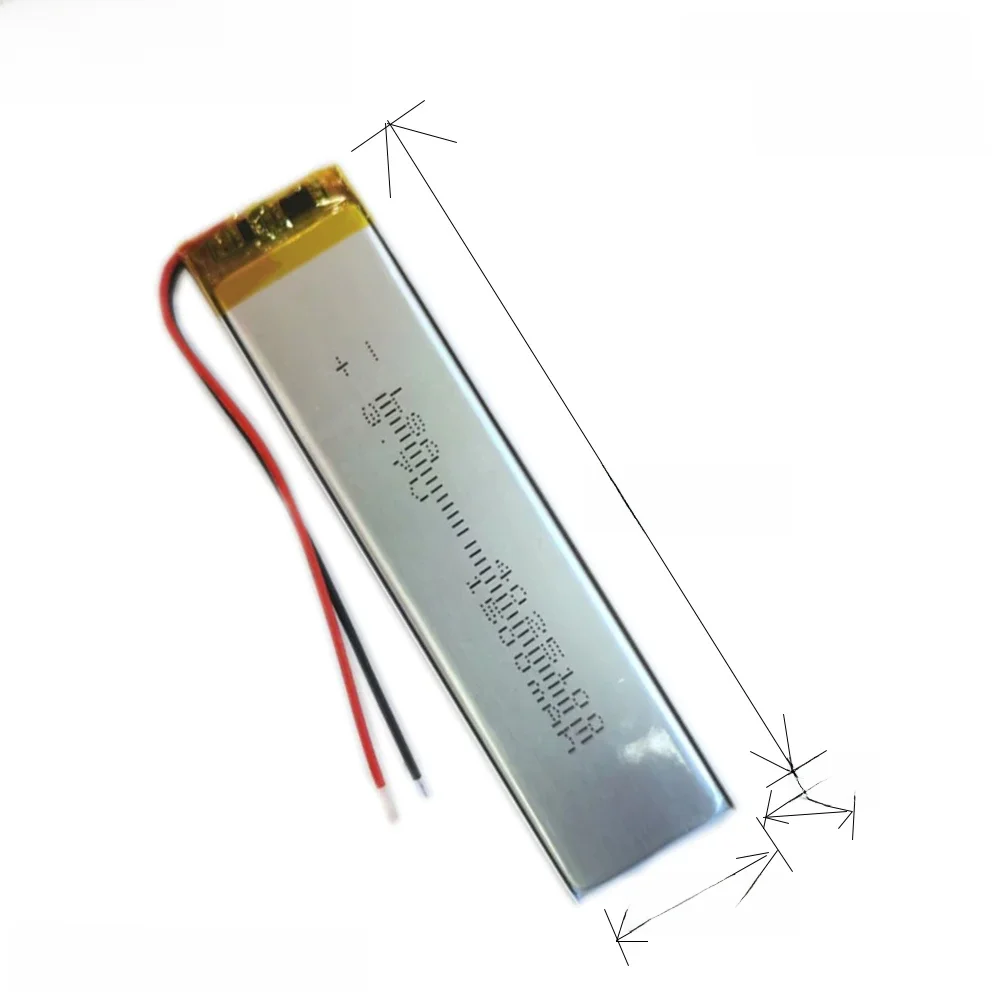 1-12pcs 3.7V 1500mAh 4025100 Battery Li-Polymer Battery Li Po Lithium Cells For Cabinet light LED lamp strip test instrument