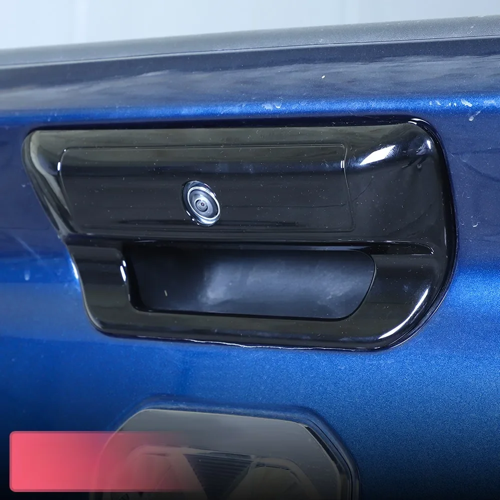 Glossy Black Rear Trunk Door Handle Cover Trims For Ram 1500 2019-2024 Accessories