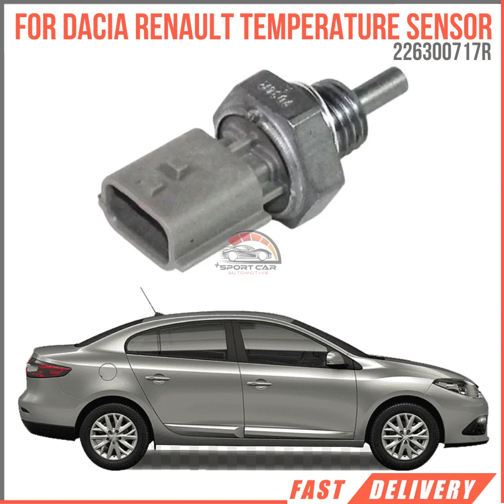 For Renault Megane III - Fluence - Clio - Dacia Logan I-II - Sandero I-II Temperature Sensor OEM 226300717R ; 226307034R