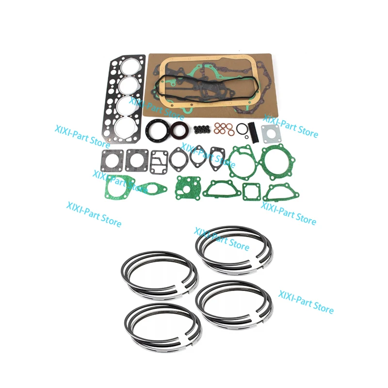 

K4D Full Gasket Kit +Piston Ring 73*2.5HK+2+2+4mm For Mitsubishi With Cylinder Head Gasket Engine Overhaul Rebuild Kit