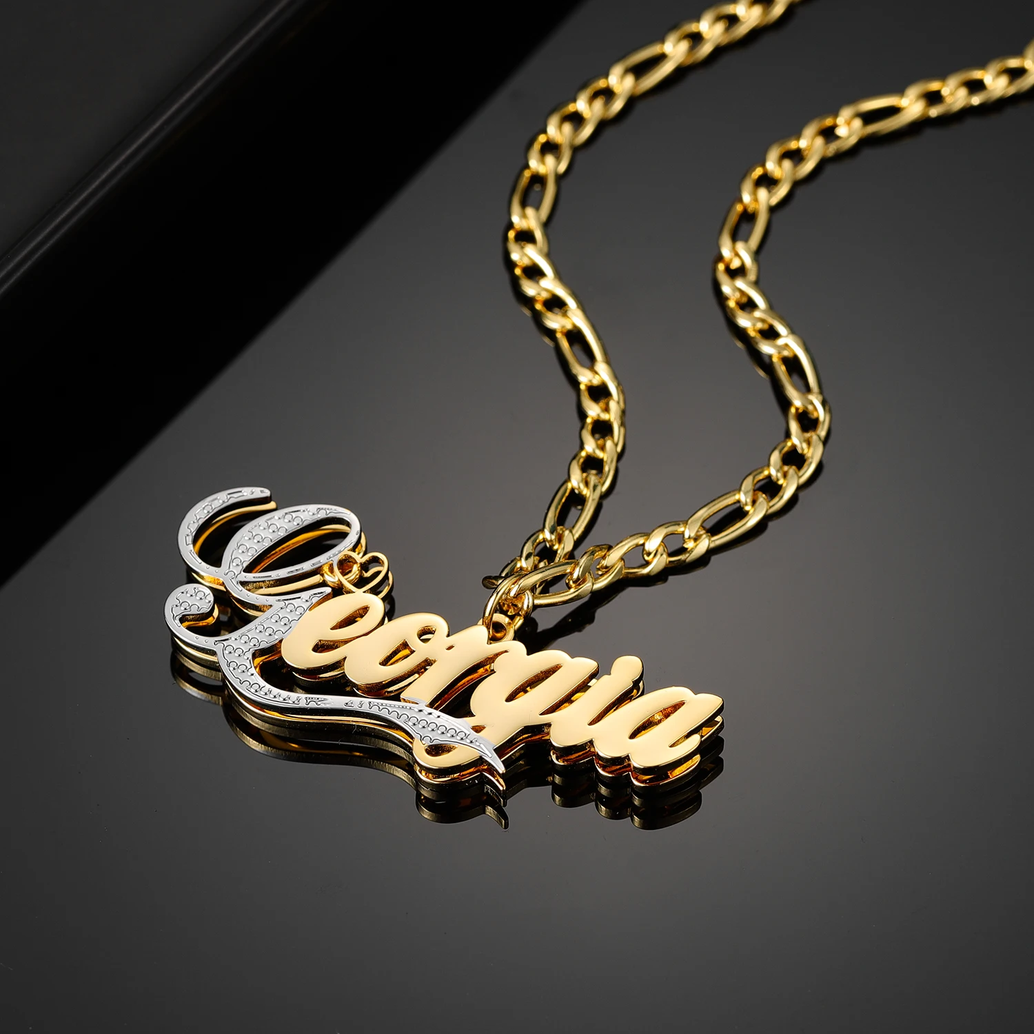 Women Fashion Names - Collana Personalizzata a Due Colori con