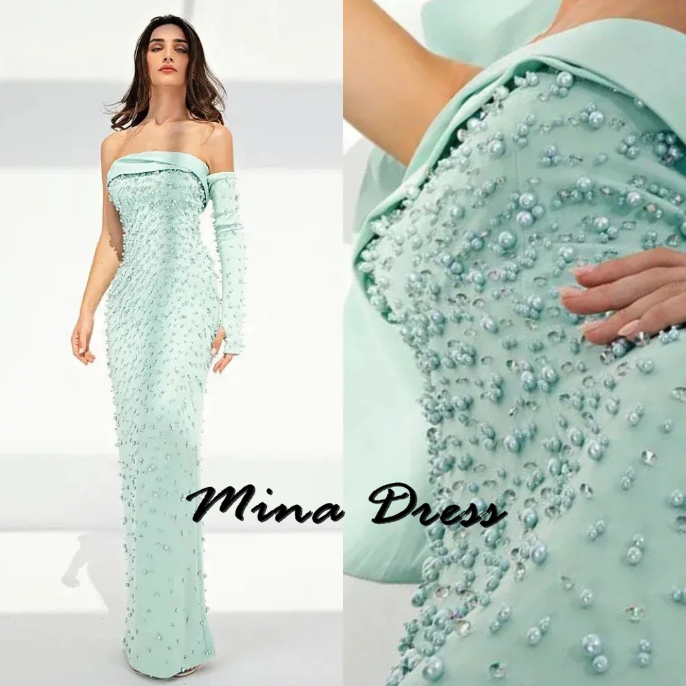 

Mina Customized Elegant Women's Evening Gown Gala Dresses Woman 2024 for Party Dress Es Luxurious Special Occasion Dresses Prom