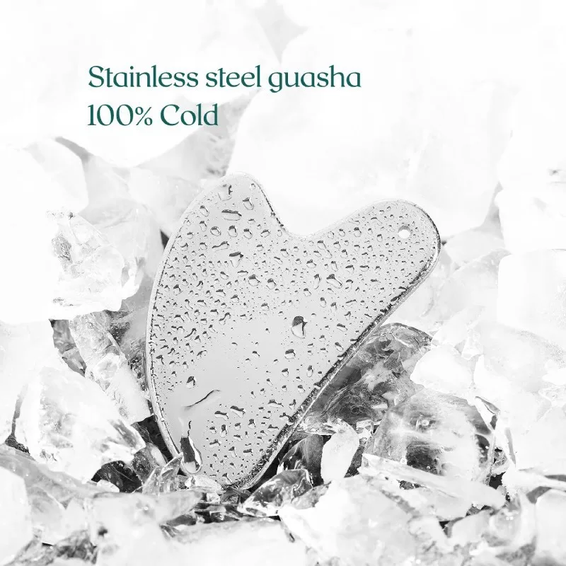 

Facial Scraping Body Guasha Massage Tools 304 Stainless Steel Metal Face Gua Sha Board