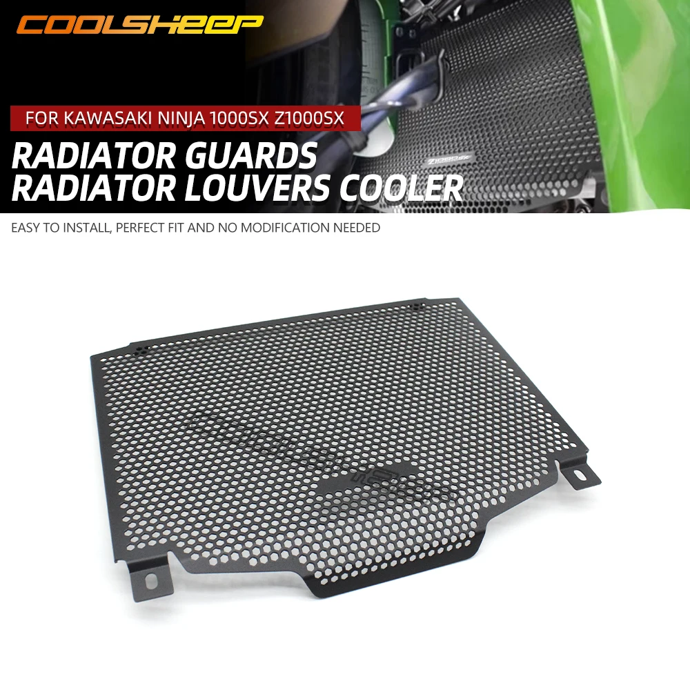 

Z1000SX Radiator Guard For Kawasaki Ninja 1000SX Z1000 SX 2020-2023 Motocycle Accessories Grill Grille Cover Protector 2021 2022