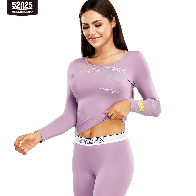 52025 Women’s Premium Thermal Underwear – Soft & Comfortable Modal Long Johns, Trendy Outwear Style. Stylish and Breathable