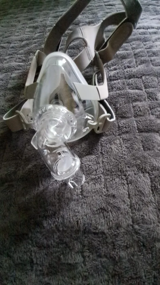FM50 Full Face Mask CPAP Auto CPAP APAP BIPAP Machine Size S/M/L CPAP Full Face Mask For Anti Snoring And Sleep Aiding APNEA photo review